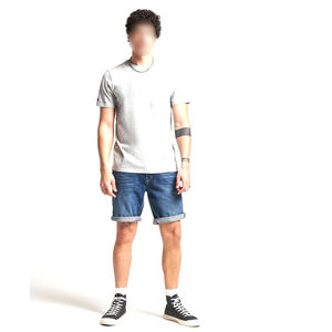 2026 Wholesale Best Selling With Reasonable Price Comfortable Soft Touch <b>Material</b> Men Straight <b>Denim</b> Shorts Reasonable Price - Product Image 2