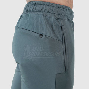 Pantalon de fitness pour homme, décontracté, lisse, flexible, respirant, à séchage rapide, taille élastique, pour l'entraînement actif, la course à pied, confort et mouvement - Product Image 4