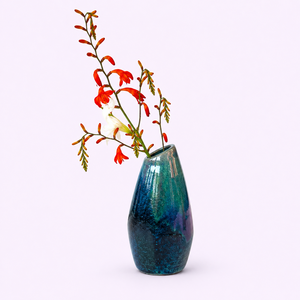 Vase de table en grès céramique artisanal, finition mate, style moderne et minimaliste, écologique, cuit à haute température, pour petites fleurs, décoration intérieure - Product Image 1
