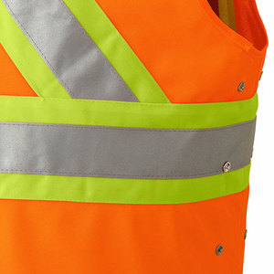Gilet de travail professionnel haute visibilité en maille, multi-poches, réfléchissant, pour les travailleurs industriels en extérieur - Product Image 3