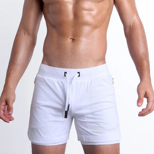 Pantalones Cortos Deportivos Casuales para Hombre, Cintura Elástica, para Deportes, Gimnasio, Fitness, Correr, Estilo de Vida Activo Diario - Product Image 4