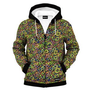Sweats à capuche avec fermeture éclair et logo personnalisé unisexe avec sublimation sweat à capuche zippé coloré pour hommes femmes enfants - Product Image 1