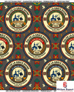Premium Customized African Wax Print Fabric Supplier Church Anniversary Celebration Convention Uniform Textile Manufacturer - Product Image 5
