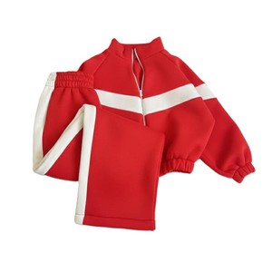 Conjunto Deportivo para Mujer en Color Marrón con Bloques de Color, Sudadera con Cremallera de Manga Larga, Corte Holgado, Estilo Casual para Otoño con Bolsillos Laterales - Product Image 4