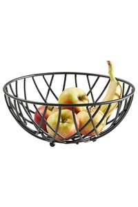 Corbeille à fruits et légumes ronde en verre et métal, panier de rangement en fil de fer, personnalisable en taille, pour un rendu et une robustesse optimisés - Product Image 3