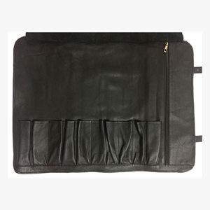 Bolsa enrollable para cuchillos de cuero personalizada Maysara Impex con asa, estuche enrollable para guardar cuchillos de chef para 8 cuchillos, hecha de cuero de grano completo. - Product Image 6