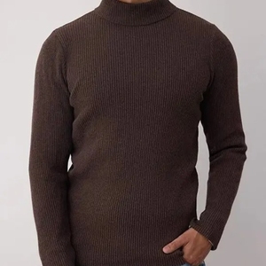Wholesale Fashion Sweaters <b>Men</b> Autumn Solid Color Sweaters Slim Fit <b>Men</b> Street Wear Clothes Knitted Sweater <b>Men</b> <b>Pullovers</b> - Product Image 3