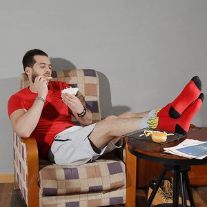 Graphic Crew <b>Socks</b> Unique Custom Designs Colorful Printed <b>Socks</b> for Men Women Sports Casual and Street Fashion Daily Wear Summer - Product Image 3