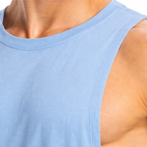 Débardeurs personnalisés pour hommes, 100% coton, respirants, écologiques, coupe musculaire, pour la gym, l'entraînement, anti-rides, séchage rapide - Product Image 5