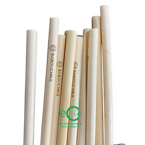 Sale Off 10% Reusable <b>Bamboo</b> <b>Straws</b> / <b>Bamboo</b> Drinking <b>Straw</b> Custom logo OEM Packaging Made in Vietnam by Eco2go - Product Image 2