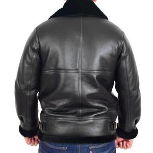 Veste en cuir pour homme, style motard moderne, cuir véritable, vêtements d'extérieur, logo personnalisé, fournisseur OEM, fermeture éclair, hiver - Product Image 6