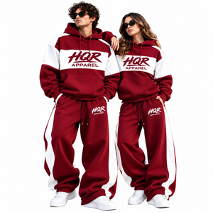 Conjuntos Deportivos Personalizados de Felpa Francesa 100% Algodón, Lavado Ácido, con Cierre, Efecto Desteñido, 2 Piezas, Sudadera con Capucha y Pantalones Deportivos - Product Image 6