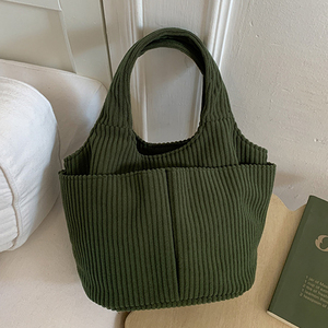 Mini sacs à main pour femme en gros, cadeau pour elle, sac fourre-tout <span class=keywords><strong>de</strong></span> shopping, sac fourre-tout en velours côtelé monogrammé - Product Image 6