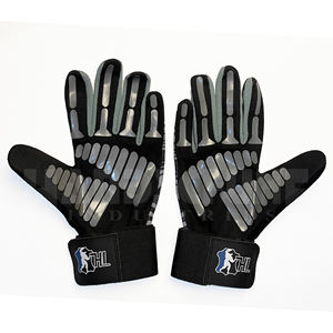 Guantes de Gimnasio Negros Profesionales con Dedos Completos y Agarre de Silicona |   Protección Transpirable Premium para Equipo de Entrenamiento Físico de Alto Rendimiento - Product Image 1