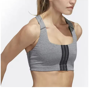Women Sports Bra Crisscross Strap Medium <b>Support</b> Seamless Look Fitness Workout <b>Crop</b> <b>Top</b> Medium <b>support</b> sports bra Seamless work - Product Image 2