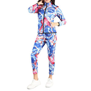 ชุดกีฬาฤดูหนาวแบบซับลิเมชั่นคุณภาพสูงสำหรับผู้หญิง ลายเรียบ พร้อมออกแบบโลโก้ ไซส์พลัส เป็นมิตรกับสิ่งแวดล้อม - Product Image 2