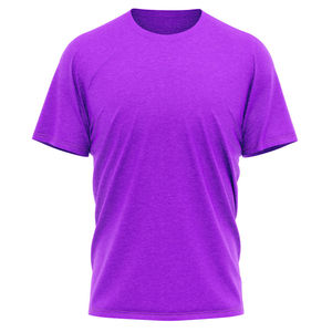 T-shirt personnalisé 100% coton décontracté à col rond, coupe classique, manches courtes, design uni, logo sur le devant, séchage rapide et respirant pour hommes - Product Image 5