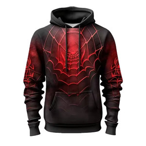 Sudadera con Capucha de Forro Polar de Primera Calidad, Personalizada con Impresión por Transferencia de Calor, Diseño de Spiderman, Cálida para Invierno, Ecológica, Transpirable, con Bolsillos, Unisex, Informal - Product Image 2