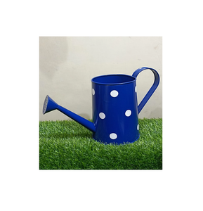 Arrosoir décoratif en métal avec motif floral peint à la main, arrosoir de jardin à long bec avec poignée, style vintage pour plantes - Product Image 5