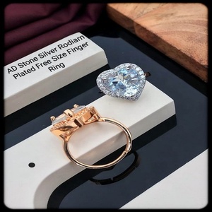 แหวนจิวเวลรี่โบราณไข่มุกน้ำจืดคุณภาพพรีเมี่ยมสำหรับปาร์ตี้งานแต่งงาน - Product Image 5