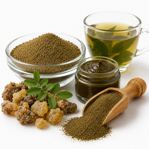 Poudre d'extrait de Guggul naturel de qualité supérieure, extrait de résine végétale Commiphora Mukul, fournisseur et fabricant en gros - Product Image 3