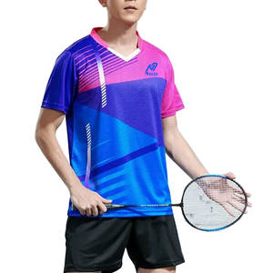 Vêtements d'entraînement de qualité supérieure, chemises et shorts, uniforme de badminton, nouveau design, vêtements pour hommes, uniforme de badminton - Product Image 1