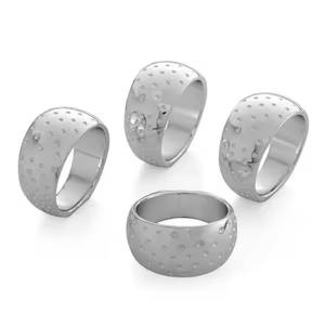 Elegante Anillo de Servilleta Metálico para Decoración de Mesa, Ideal para Bodas y Fiestas - Product Image 1