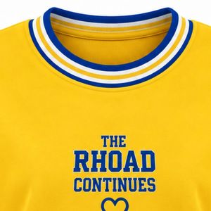 เสื้อสเวตเตอร์คอกลมแขนยาวสำหรับผู้หญิง แบบถักลายปักตัวอักษร สไตล์ลำลอง แฟชั่นสำหรับชมรมมหาวิทยาลัย - Product Image 3