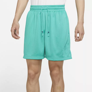 Pantalones Cortos de Baloncesto Blancos para Hombre con Detalle Naranja Frontal, Cintura Media, Cordón Ajustable, Bolsillos, Transpirables, Estampado por Transferencia Térmica, Poliéster - Product Image 2