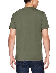 T-shirts 100 % coton pour hommes en gros avec impression sérigraphique, design personnalisé, légers, anti-boulochage, coupe ample - Product Image 3