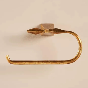 Porte-papier toilette décoratif en métal de qualité supérieure pour un intérieur de salle de bain élégant et une solution de rangement fonctionnelle - Product Image 1