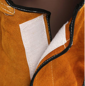 Ropa de Seguridad de Alta Calidad al por Mayor, Capucha de Seguridad Industrial de Cuero Vacuno Dividido de Alta Resistencia, Diseño Perfecto con Gorra de Soldadura - Product Image 6