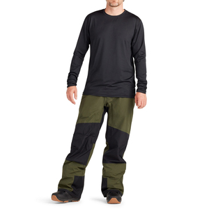 Pantalons de ski amples personnalisés pour hommes, isolés en polaire, 180g Polartec, imperméables, coupe-vent, respirants, séchage rapide - Product Image 2