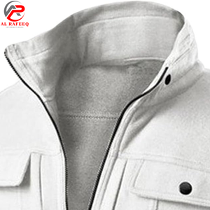 New Fashion Mens Cotton Stonewashed Embroidered Print Stand up Collar Zipper Button Loose Winter Soft Hoodies <b>Coat</b> Casual - Product Image 4