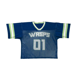 2026 Más Vendido, Mejor Cosido # 01 WASPS Camisetas Deportivas de Fútbol Americano para Hombre con Diseño Personalizado - Product Image 3