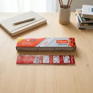 Regla de Medición Vikas de 15 cm de Calidad Premium, Duradera, para Estudiantes, Profesores y Aplicaciones de Papelería Diarias, en Venta - Product Image 3