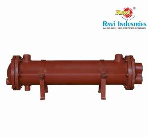 Refroidisseur d'huile hydraulique en cuivre pour compresseur marin et industriel, 220V, capacité de débit de 50 GPM, garantie 1 an - Product Image 1