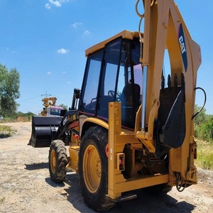Chargeuse-pelleteuse CAT 428 d'occasion de qualité supérieure, excellent prix, fonctionnement fluide, machine de terrassement puissante, prête pour les acheteurs - Product Image 5