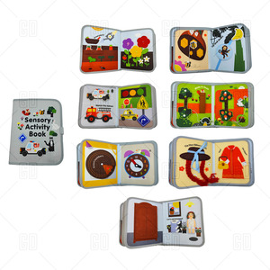 หนังสือกิจกรรมเสริมพัฒนาการแบบออลอินวัน หนังสือผ้าสักหลาดสำหรับเด็กเล็ก - Product Image 5