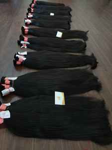 Extensiones de Cabello Humano Virgen Vietnamita al por Mayor, Puntas Completas, Mayor Longitud, con Procesamiento Químico de Decoloración, al Mejor Precio - Product Image 2