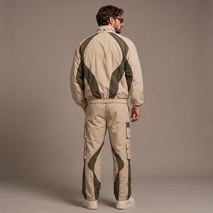Conjunto Deportivo de Nylon para Hombre, Ropa Deportiva Ligera, Chaqueta Cortavientos, Pantalones para Correr, Entrenamiento, Ropa para Exteriores, Talla OEM - Product Image 3