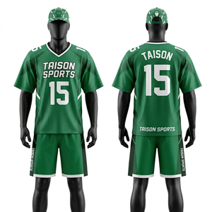 Uniforme de voleibol de playa premium de poliéster de 180 GSM, diseño de paneles verde y blanco, sublimación, conjunto con logotipo personalizado - Product Image 6