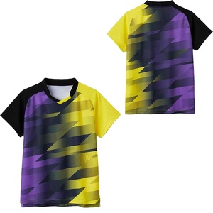 Ventes en gros de maillots de tennis pour hommes, coupe confortable, taille standard, 100% polyester, protection UV, séchage rapide, antibactérien, uniforme de tennis - Product Image 1