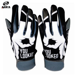 Gants de frappeur de baseball professionnels en cuir pour gaucher, fermeture auto-agrippante, couleurs personnalisables, respirants, durables, légers - Product Image 6