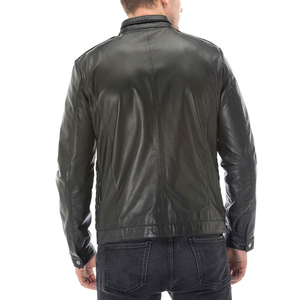 Winter <b>Leather</b> Coat <b>Men's</b> Customized Logo Comfortable Reversible Plus Sized <b>Leather</b> <b>Jacket</b> Breathable <b>Jacket</b> OEM Service - Product Image 3