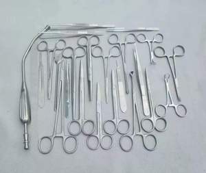 Kit complet d'entraînement à la suture, instruments cliniques professionnels, pinces hémostatiques droites et courbées, accessoires de santé - Product Image 1