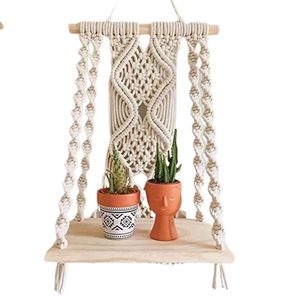 MORE Décoration murale en macramé bohème indien en coton tissé à la main pour chambre à coucher, couloir, chambres d'enfants et d'adolescents, toutes occasions - Product Image 3