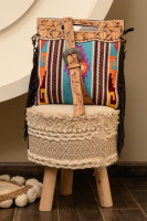 Nouveau sac à bandoulière personnalisé en cuir véritable avec sangle usinée à la main et sac à main à poignée usinée à la main pour femmes
