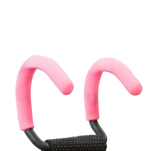 2026 New Arrival Adjustable Lightweight Eco-Friendly Pink Neoprene Strap Rod Hook with Metal for Fitness Wrist Support - Product Image 2