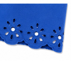 T-shirt en tricot à manches courtes et col rond pour filles, avec logo personnalisé élégant, en coton respirant, vêtements décontractés, fabrication directe - Product Image 5